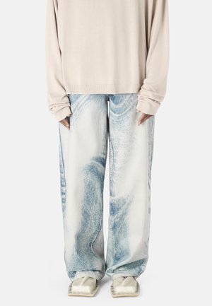 CAMPERLAB, LAB DENIM UNISEX - Jeans baggy - blau weiß