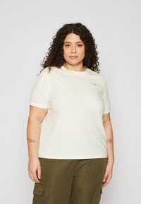 Tommy Hilfiger Curve 1985 MINI CORP - T-Shirt basic - ecru