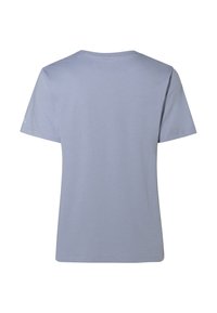 Light blue short-sleeve t-shirt, made of soft fabric, featuring a classic crew neckline and a standard fit without embellishments.