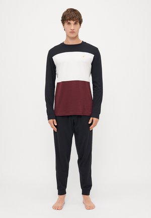 Pyjamas - black/bordeux/white