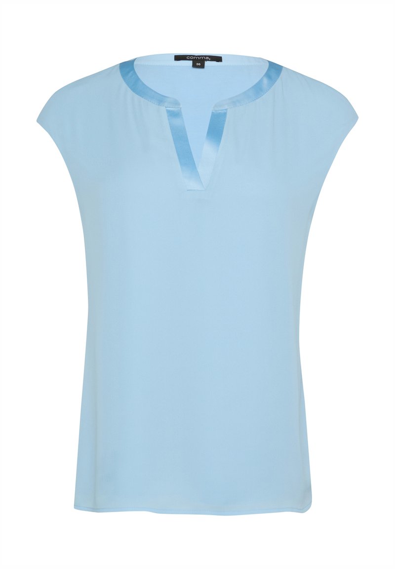 comma Blouse lichtblauw