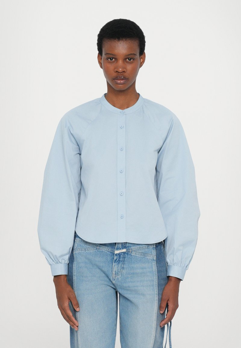 CLOSED WIDE SLEEVE BLOUSE - Blus - powder blue