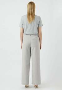 YAS YAS  - Broek - light grey melange