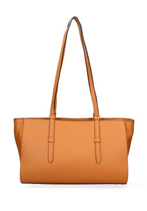 SHOULDER - Borsa a mano - cognac