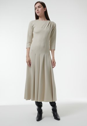 FRONT PLEATED  - Freizeitkleid - white