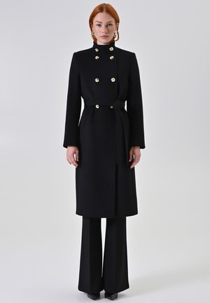 DOPPIOPETTO - Manteau classique - black