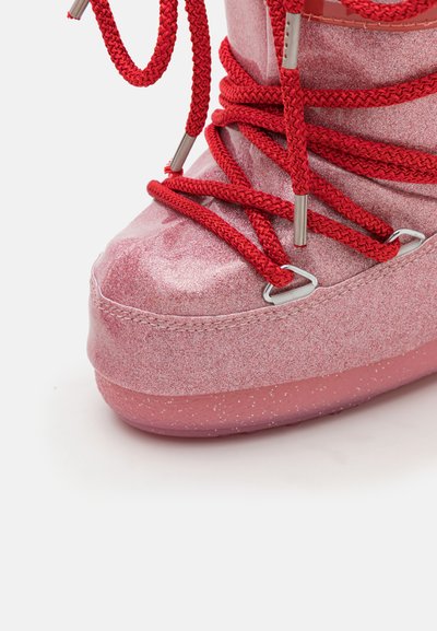 Moon Boot ICON JR GLITTER - Vinterstøvler - pink