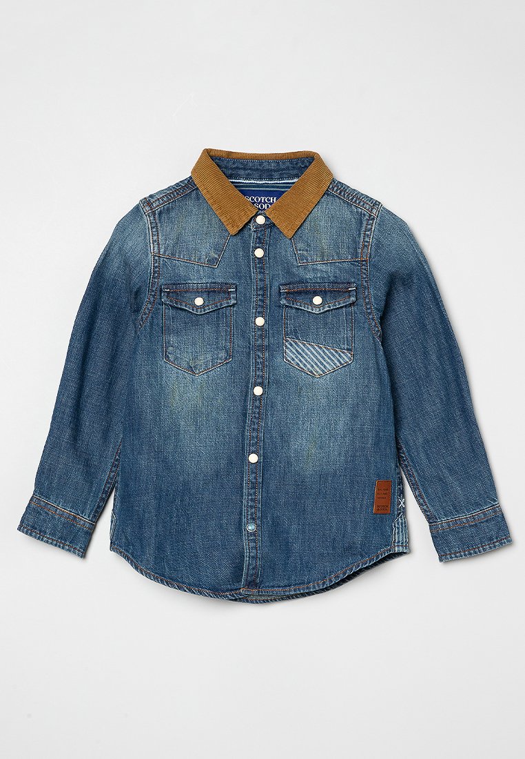 Scotch & Soda Overhemd blauw Scotch & Soda Overhemd blauw