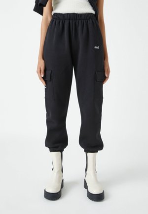 Tracksuit bottoms - black