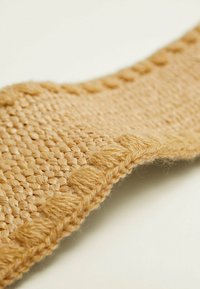 Stradivarius WITH TOPSTITCHING  - Cintura intrecciata - mottled beige