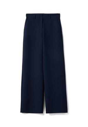 OVS, STRAIGHT STRIPED TROUSERS COMFORTABLE FIT - Broek - navy blue