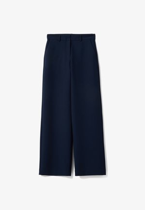 OVS, STRAIGHT STRIPED TROUSERS COMFORTABLE FIT - Broek - navy blue