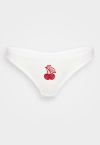 PERRI THONG - Στρινγκ - white/red