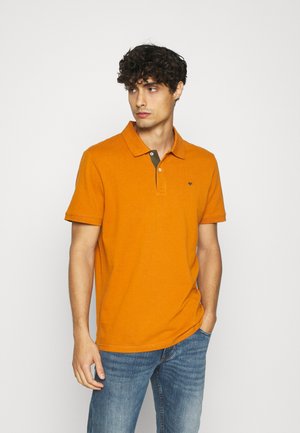 WITH CONTRAST - Polo - spicy pumpkin orange