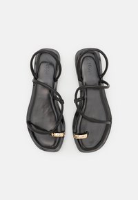 Zign by Zalando LEATHER - Tåsandaler - black