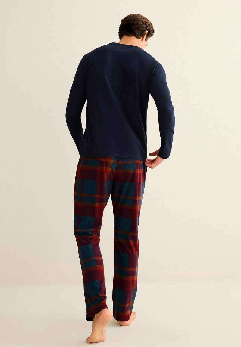 Next MOTIONFLEX COSY SET STANDARD - Set lenjerie de noapte - navy blue red check