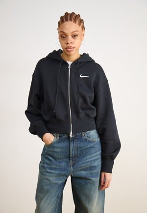 Nike Sportswear SPORTSWEAR PHOENIX FLEECE - Hoodie - black/sail
