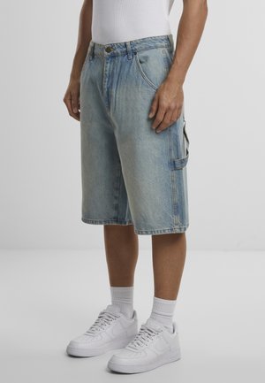 2Y Studios WORKER - Denim shorts - sand blue