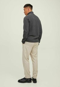 Jack & Jones JJEHILL ROLL NECK - Maglione - dark grey melange