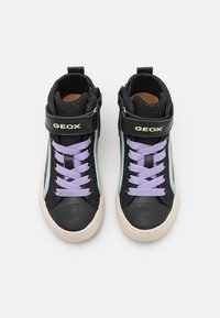 Geox KALISPERA - Høye joggesko - black/lavender