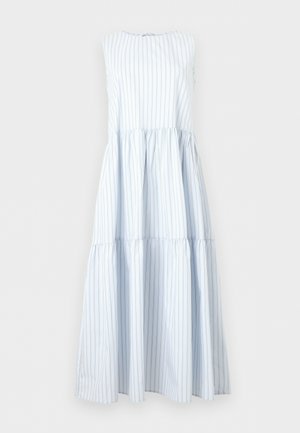 JDY, JDYMIO MIDI DRESS - Jurk - blue/white/toasted coconut