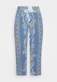 Não selecionado, blue paisley