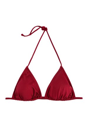 Koton, TRIANGLE BIKINI TOP. - Bikini pezzo sopra - bordeaux
