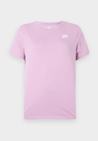 CLUB TEE - T-shirt basic - magenta/white