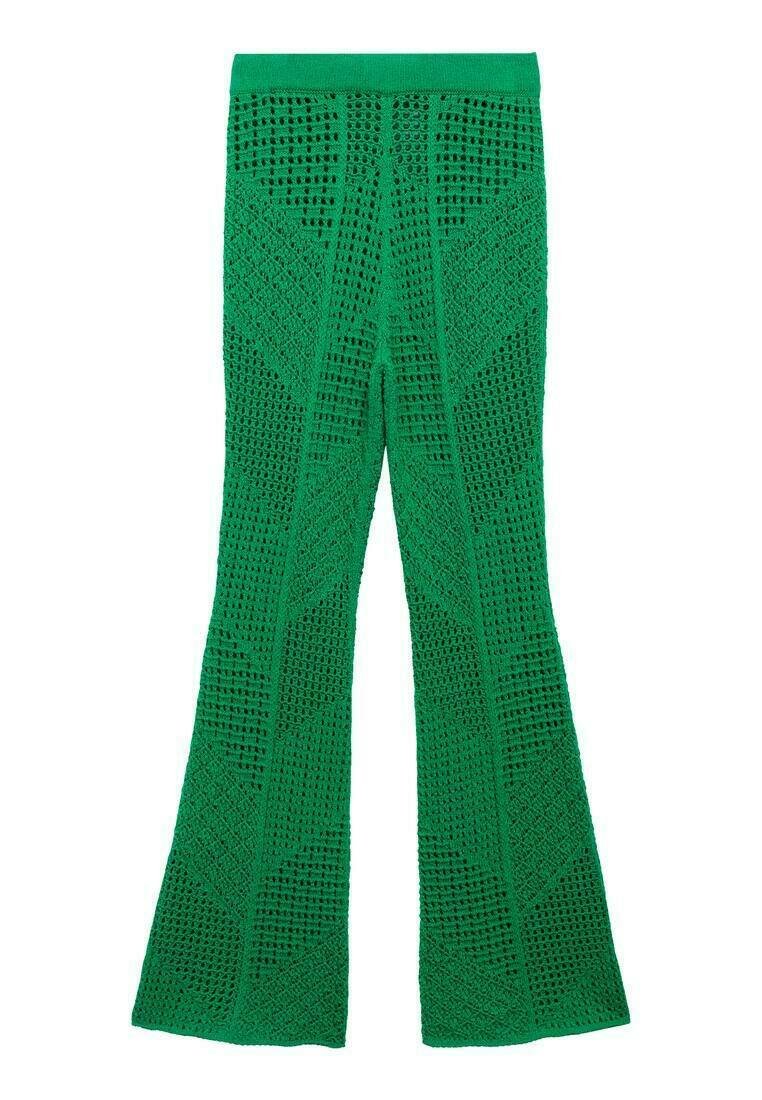 Mango Broek groen Mango Broek groen