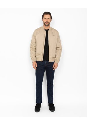 Schott CABERS - Giubbotto Bomber - beige clair