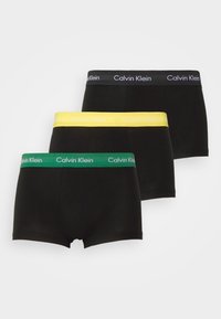 LOW RISE TRUNK 3 PACK COTTON STRETCH - Boxerkalsong - green