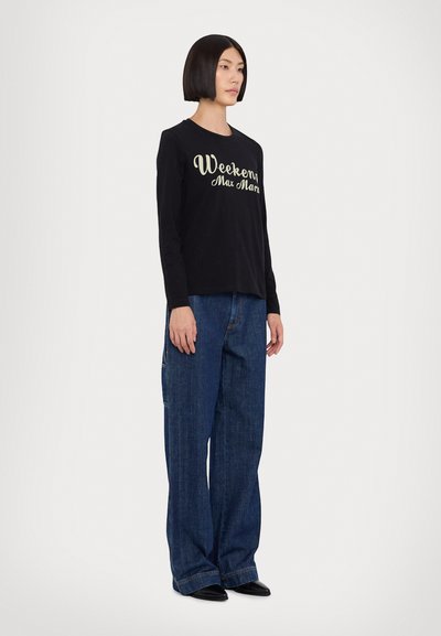 WEEKEND MaxMara QUINOA - Top dugih rukava - nero