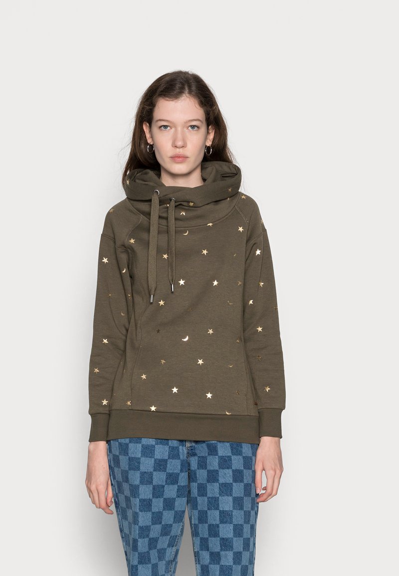 ONLY ONLJALENE HOOD - Sweatshirt com capuz - kalamata