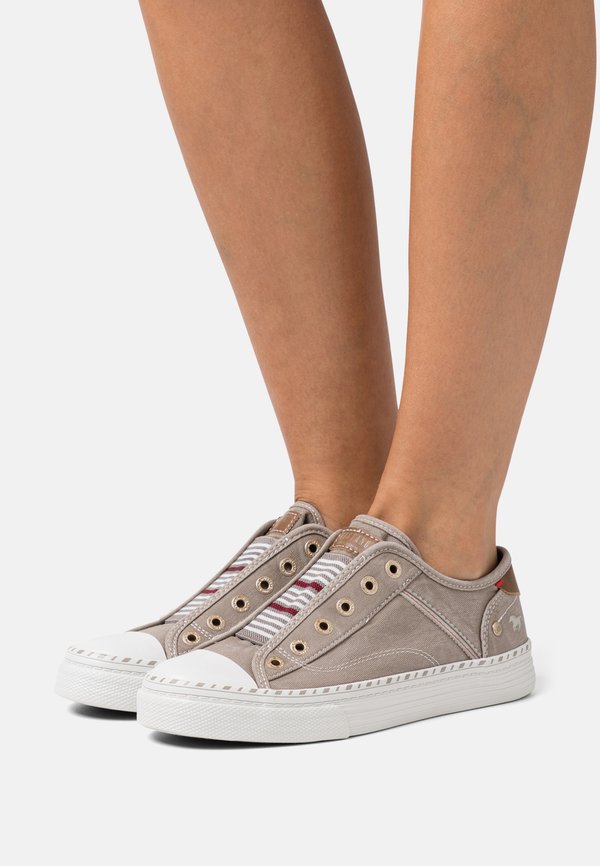 Sneaker low - silbergrau