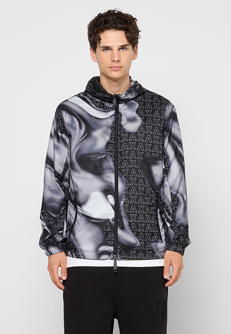 Armani Exchange Lichte jas grijs