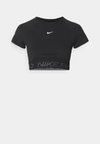 PRO - T-Shirt sport - black/cool grey/white