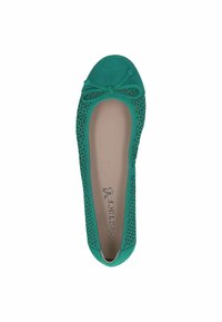 Caprice Balerinke - emerald suede
