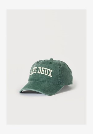 Les Deux, COLLAGE WASHED SOFT BASEBALL - Casquette - green