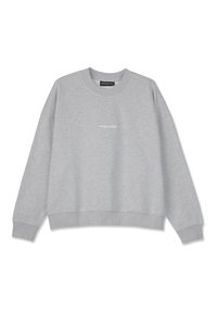 SELA OVERSIZED - Sweatshirt - heather grey/white