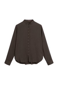 FLOWING WITH BUTTON DETAIL - Košilová halenka  - bordeaux