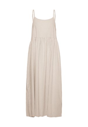Saint Tropez, ELMIKOSZ N. STRAP - Day dress - toasted coconut ice stripe