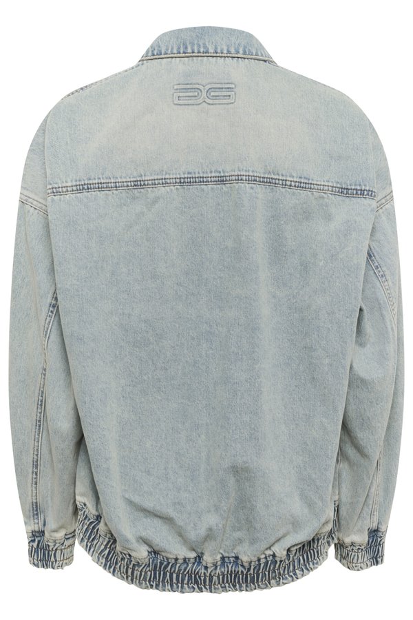 ASHER - Denim jacket - mid acid wash4