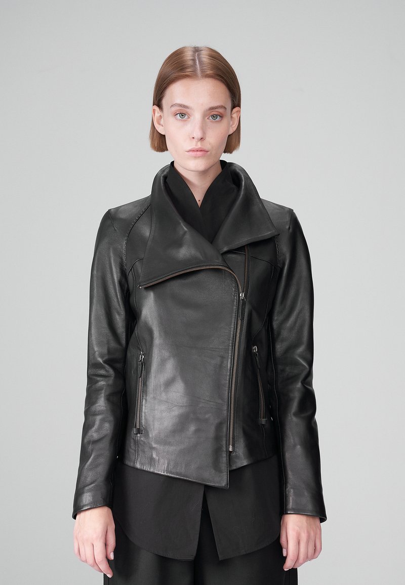 Vespucci by VSP Leren jas zwart