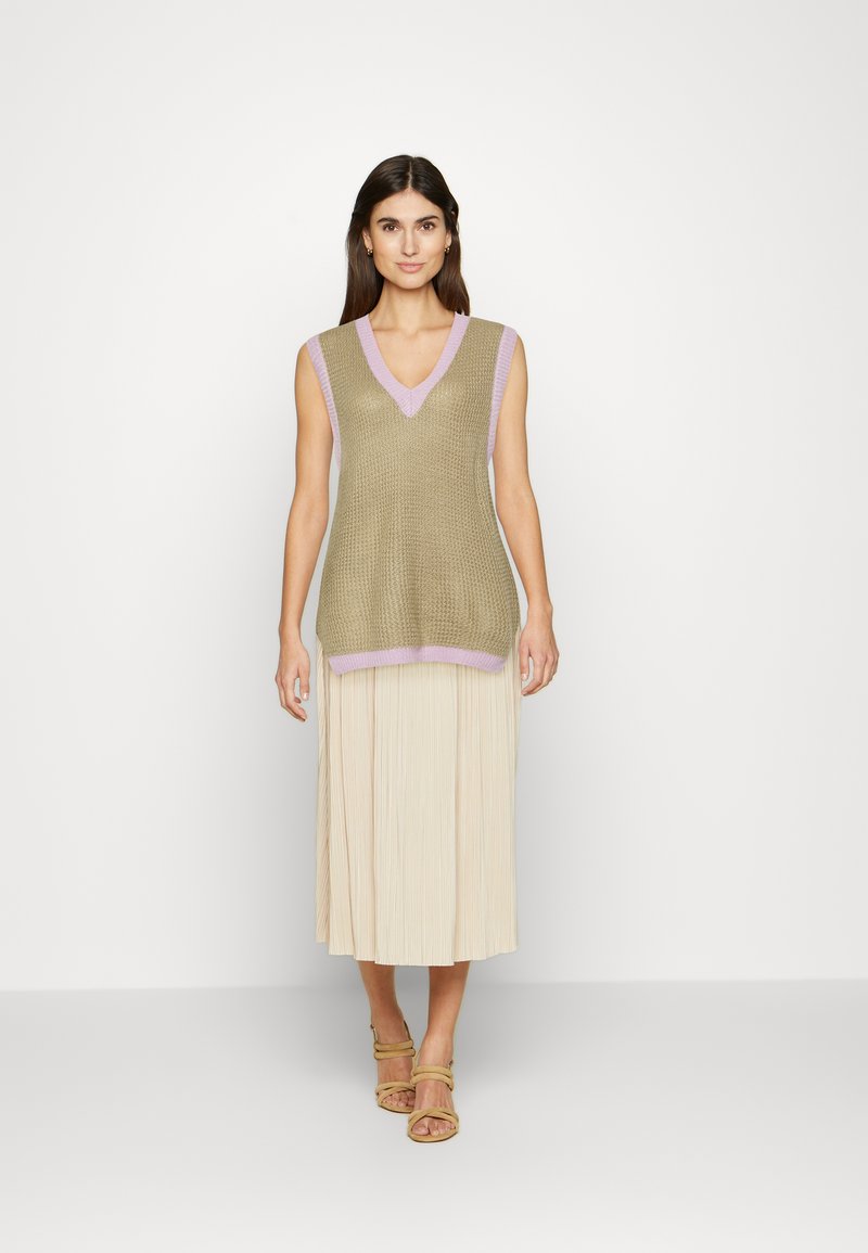 Damen Strickjacken | Cream KABIS SLIPOVER Strickpullover tree house orchid mix/lila - FA80982 Damen Strickjacken | Cream KABIS SLIPOVER Strickpullover tree house orchid mix/lila - FA80982