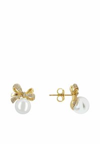 Latelita RIBBON BOW - Pendientes - gold coloured