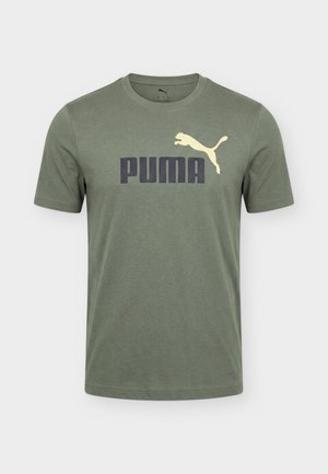 Puma, 2 COLOR NO. 1 LOGO TEE - T-shirts print - moss veil