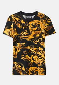 T-shirts med print - black/gold coloured