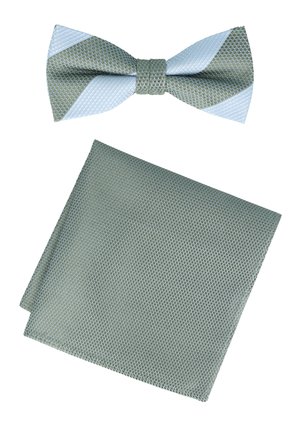 SET BLOCKSTREIFEN - Pocket square - hellgrün