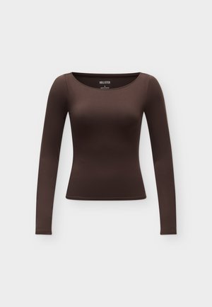 Hollister Co., SLASH - Блуза с дълги ръкави - brown