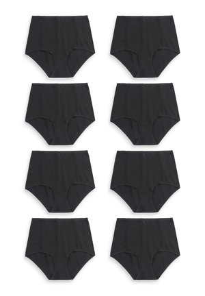 KNICKERS 8 PACKS FULL - Kalhotky - black